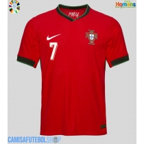Camisa de time de futebol Portugal Cristiano Ronaldo #7 Replicas 1º Equipamento Europeu 2024 Manga Curta